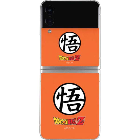 Dragon Ball Z Goku Iconic Kanji Symbol Galaxy Z Flip3 5G Skin